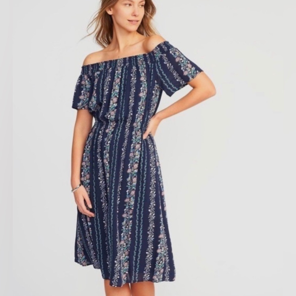 Old Navy off the shoulder floral dress